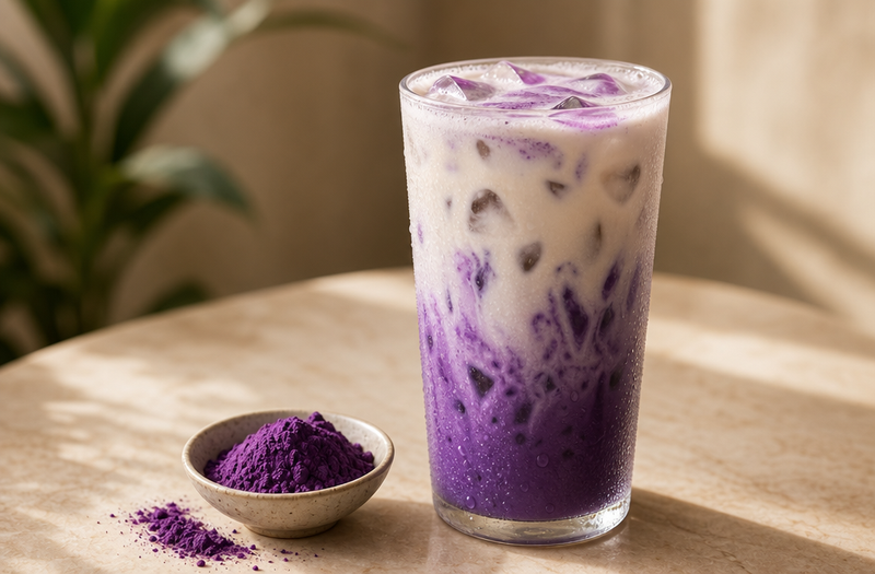 Iced Ube Latte