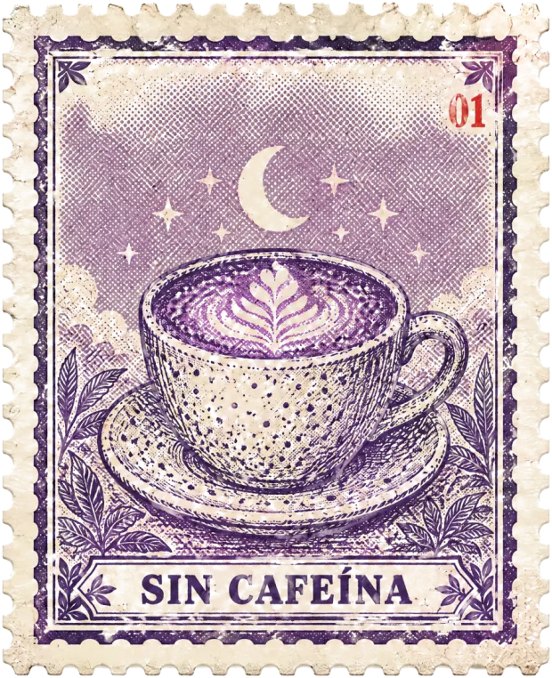 Sello: sin cafeína
