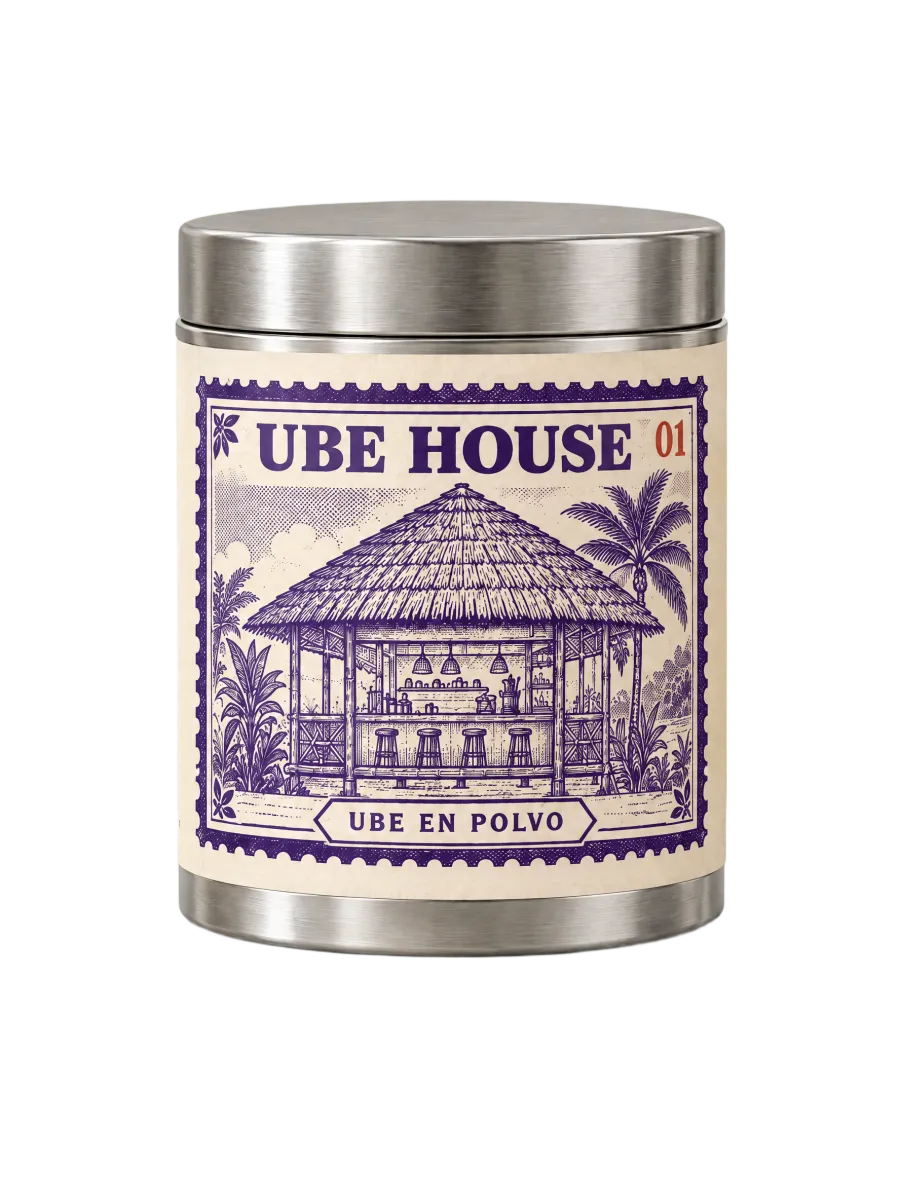 Bote metálico de Ube House